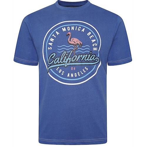 KAM Santa Monica T-Shirt Marineblau